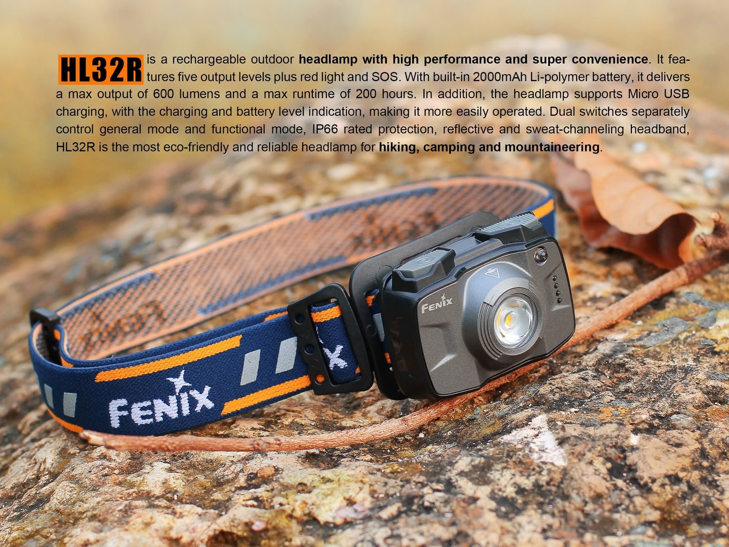Fenix HL32R pealamp