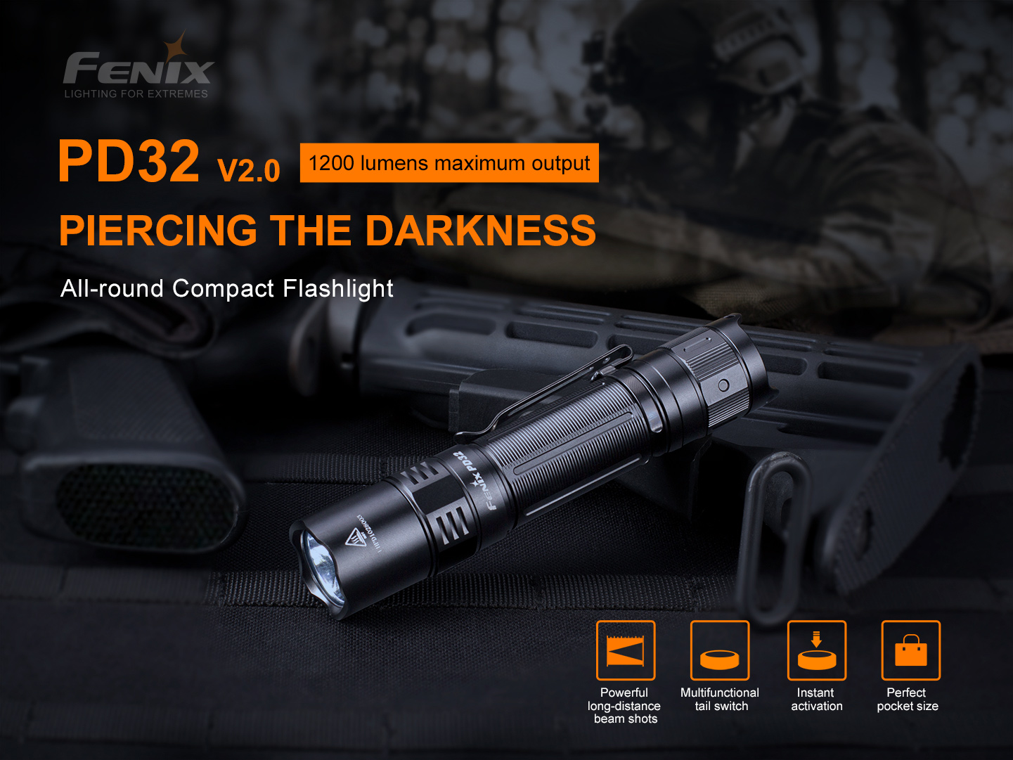 Fenix PD32 V2.0 taskulamp
