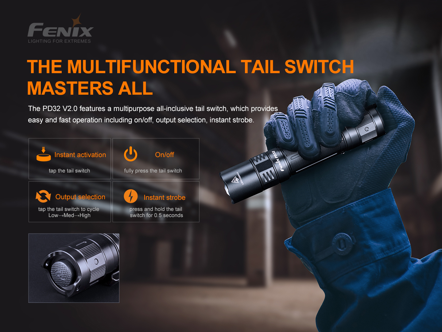 Fenix PD32 V2.0 taskulamp