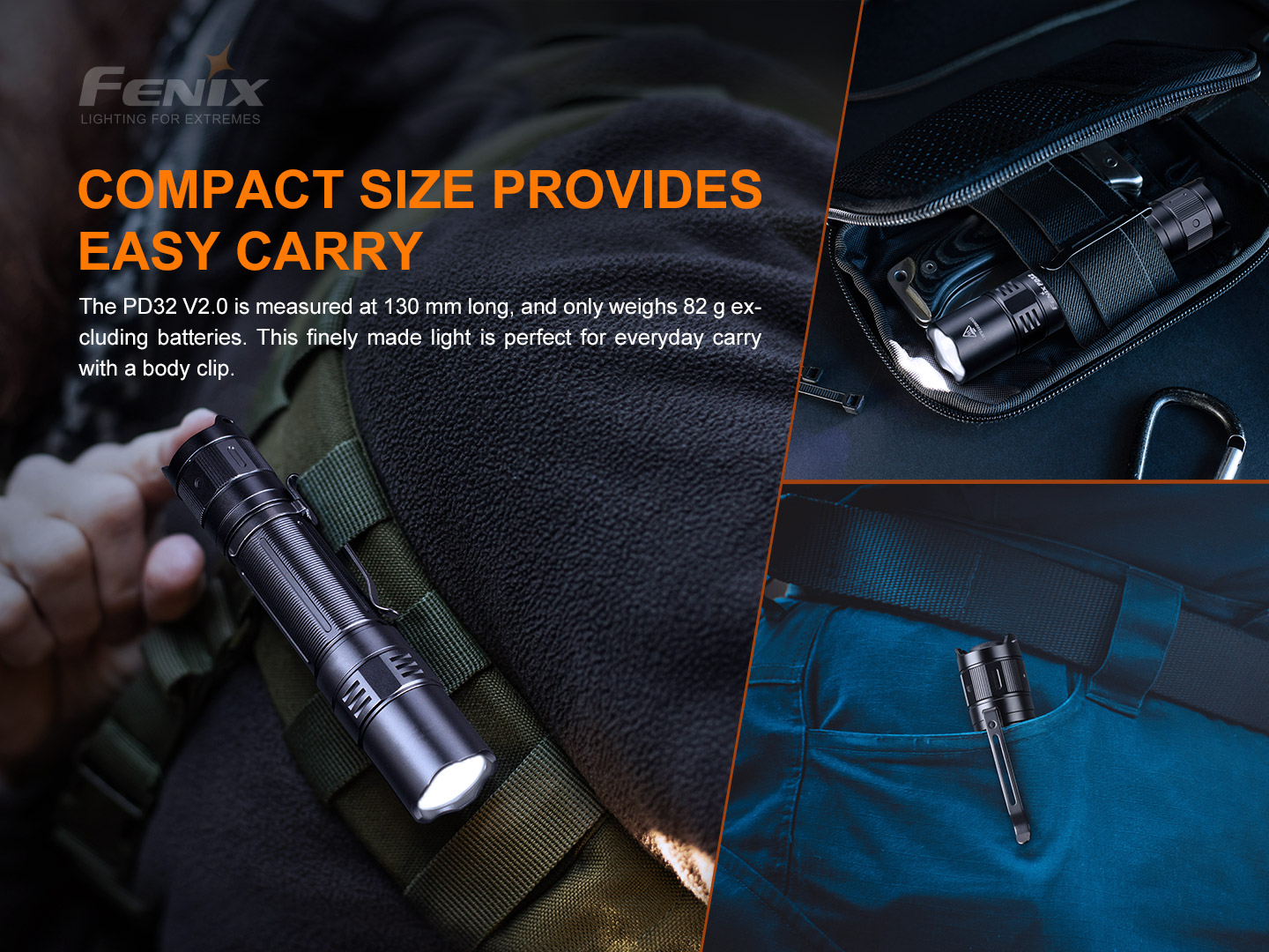 Fenix PD32 V2.0 taskulamp