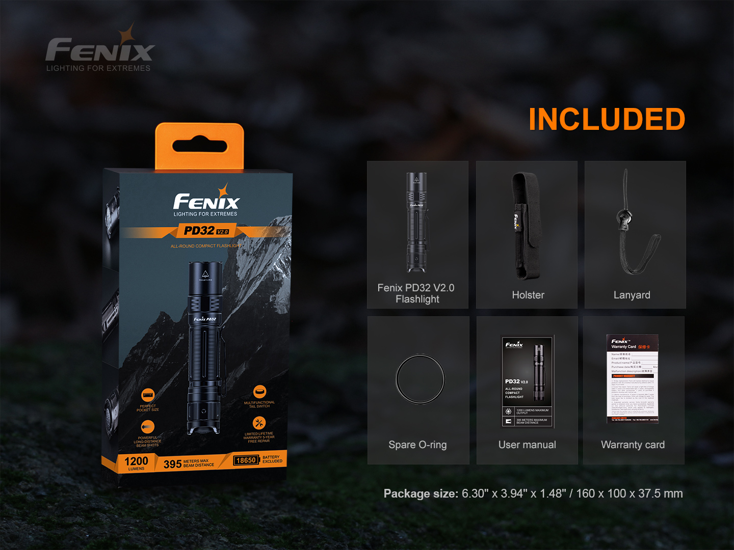 Fenix PD32 V2.0 taskulamp