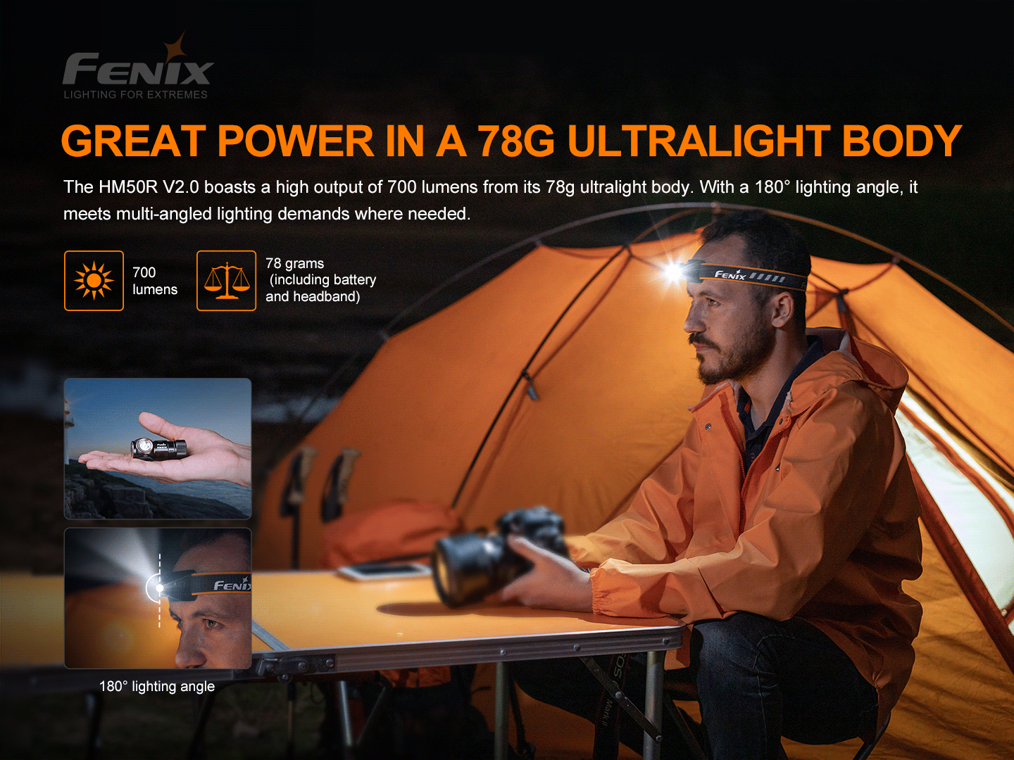 Fenix HM50R V2.0 pealamp