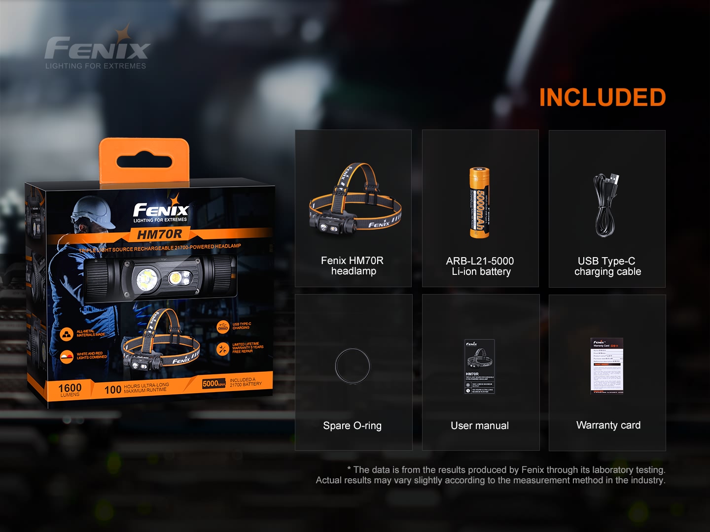 Fenix HM70R pealamp