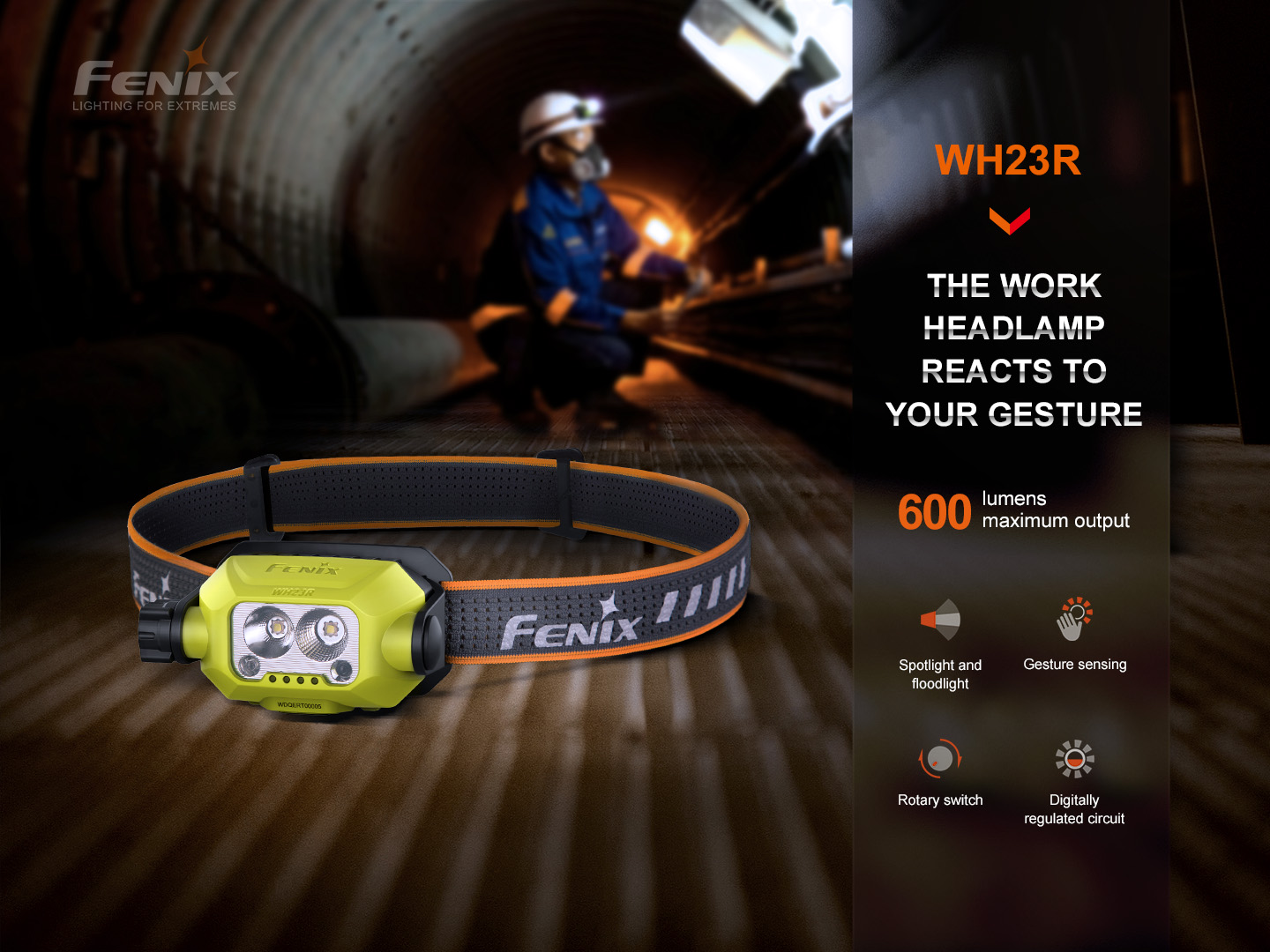 Fenix WH23R pealamp