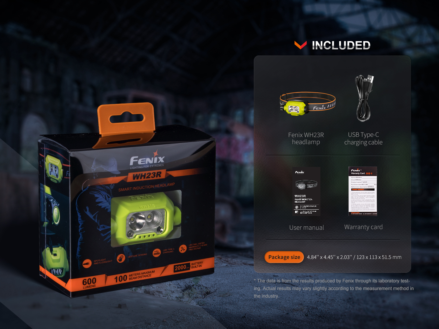 Fenix WH23R pealamp