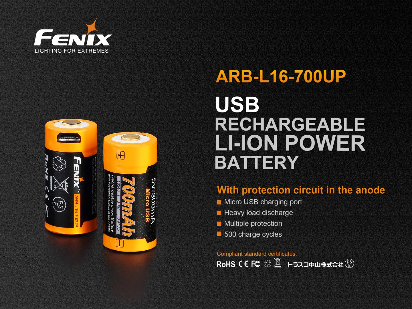 Fenix ARB-L16-700UP aku
