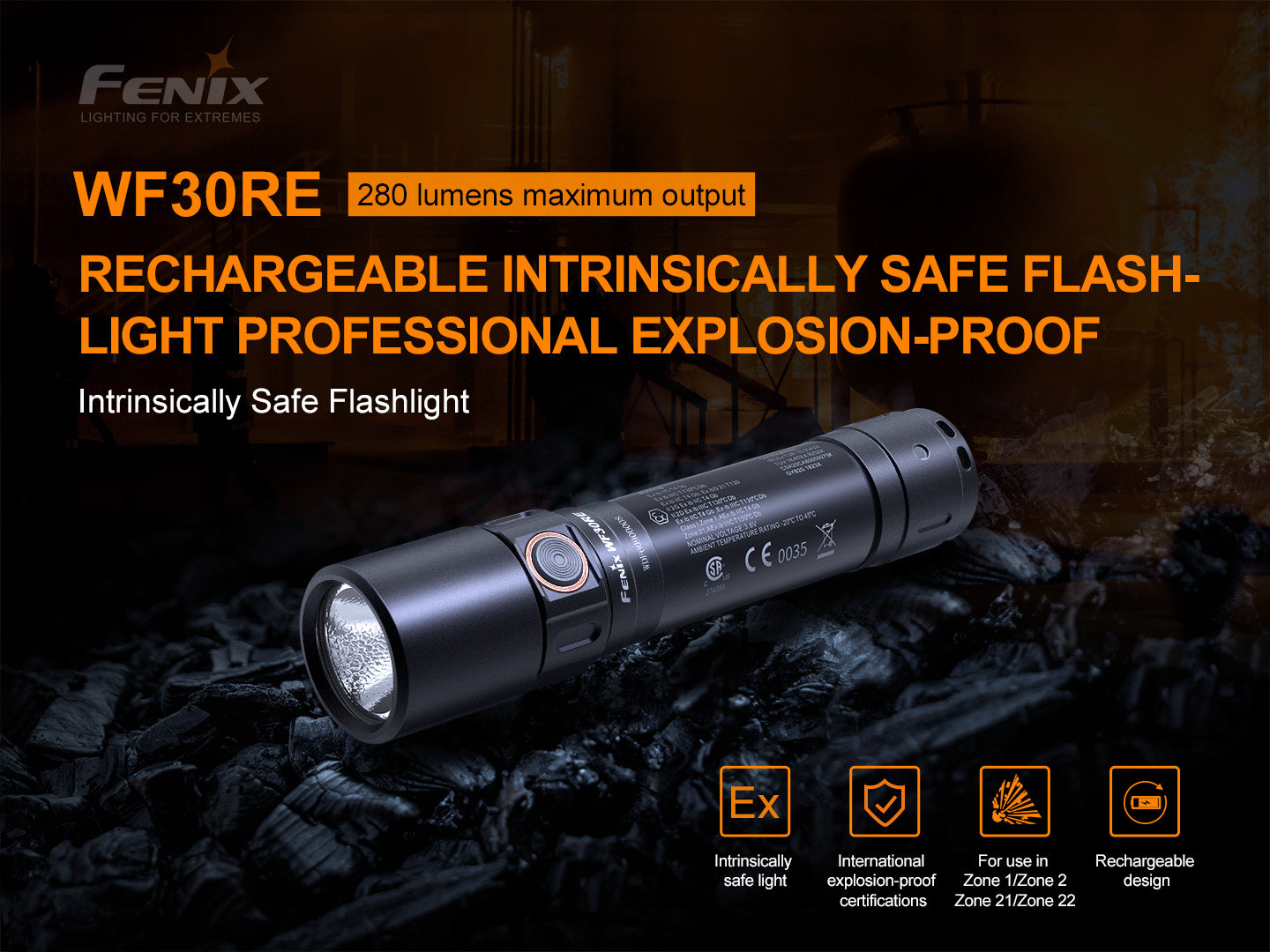 Fenix WF30RE taskulamp