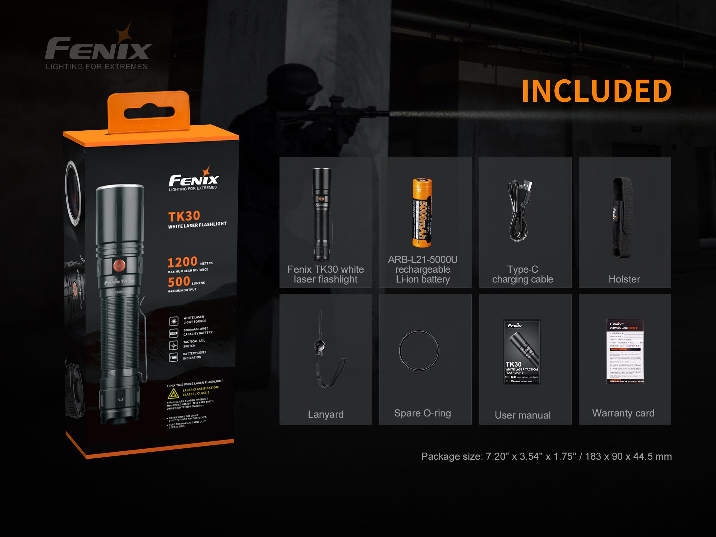 Fenix TK30 taskulamp