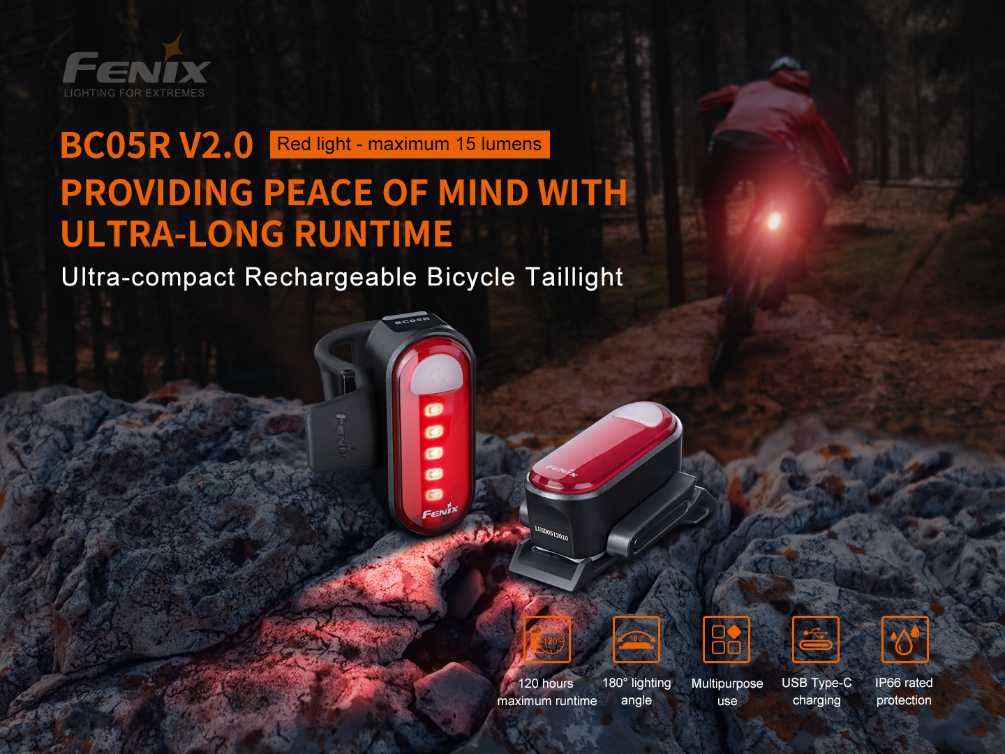 Fenix BC05R V2.0 rattalamp