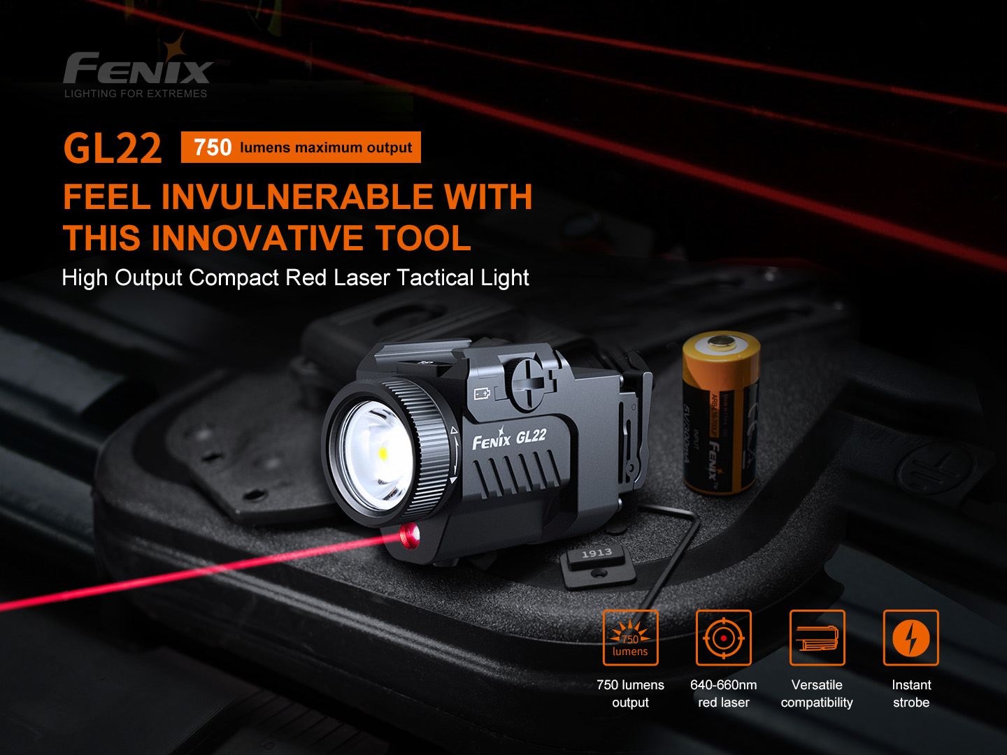 Fenix GL22 taktikaline taskulamp