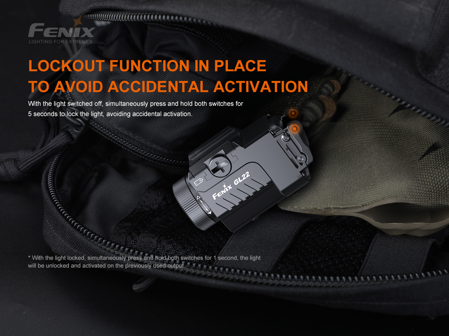 Fenix GL22 taktikaline taskulamp