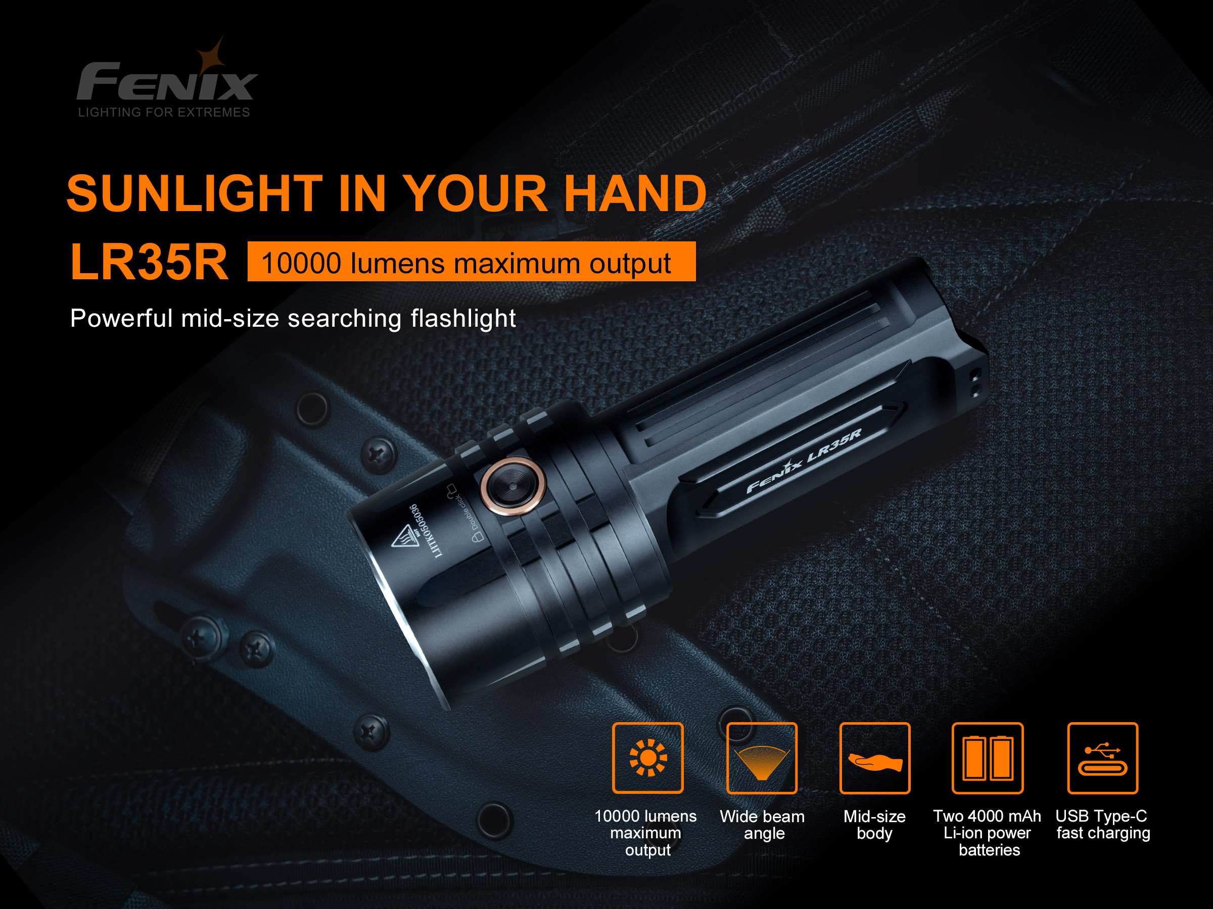 Fenix LR35R taskulamp