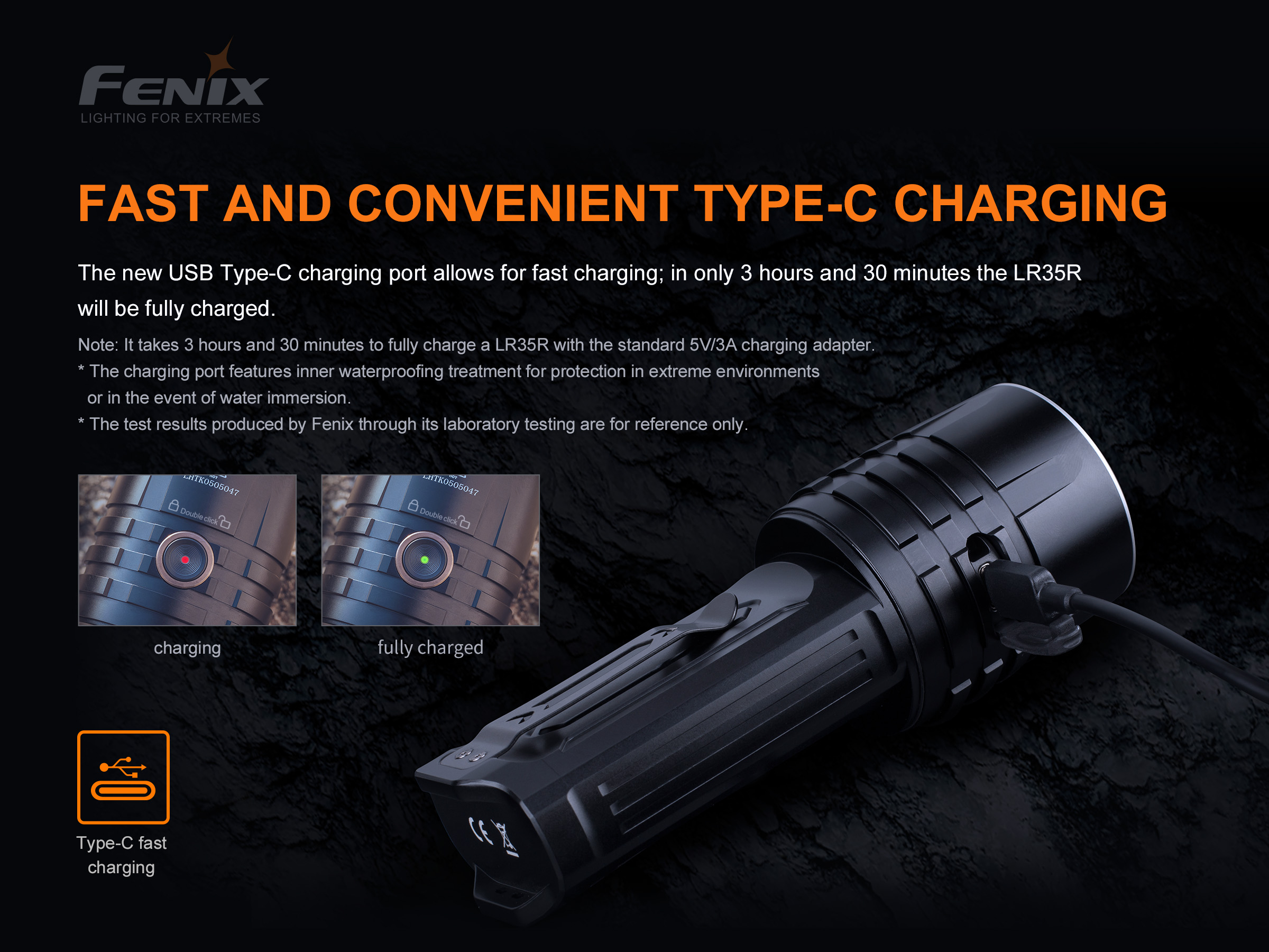 Fenix LR35R taskulamp