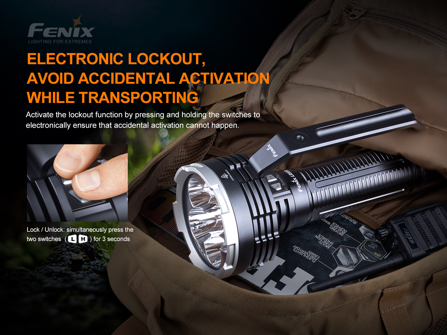Fenix LR80R taskulamp