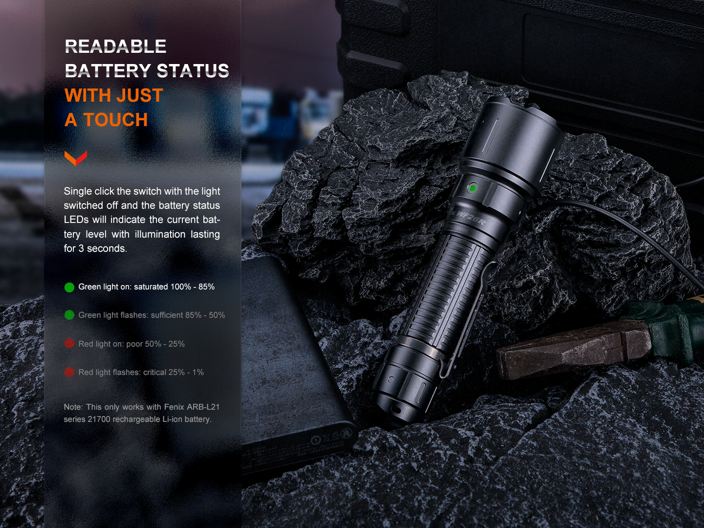 Fenix WF26R taskulamp