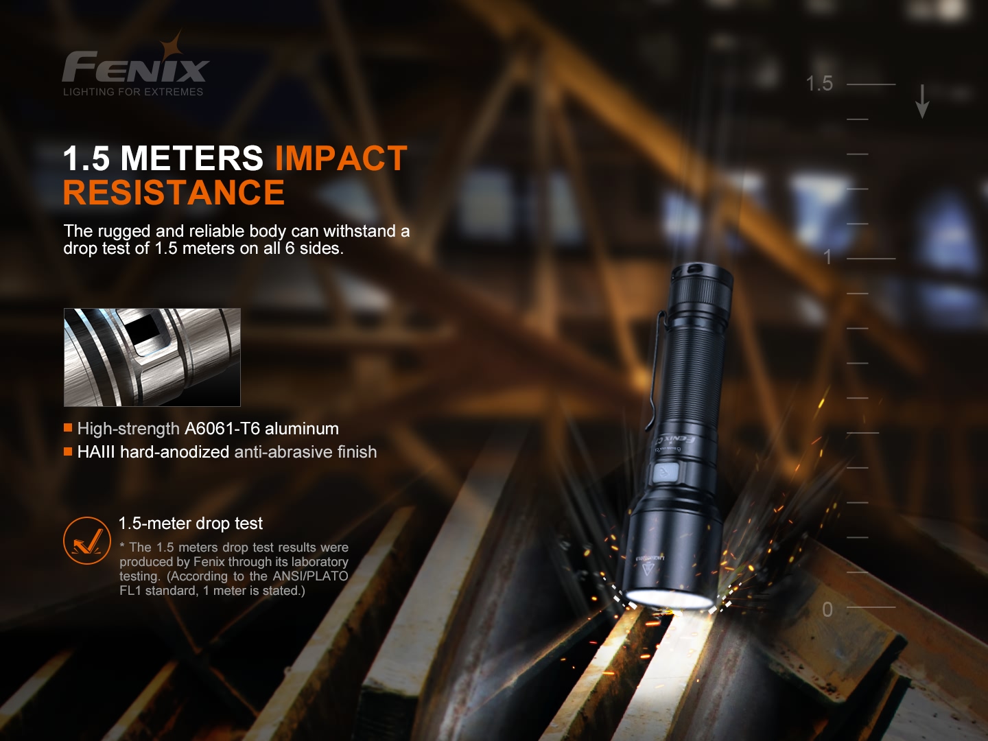 FENIX C7 LED taskulamp