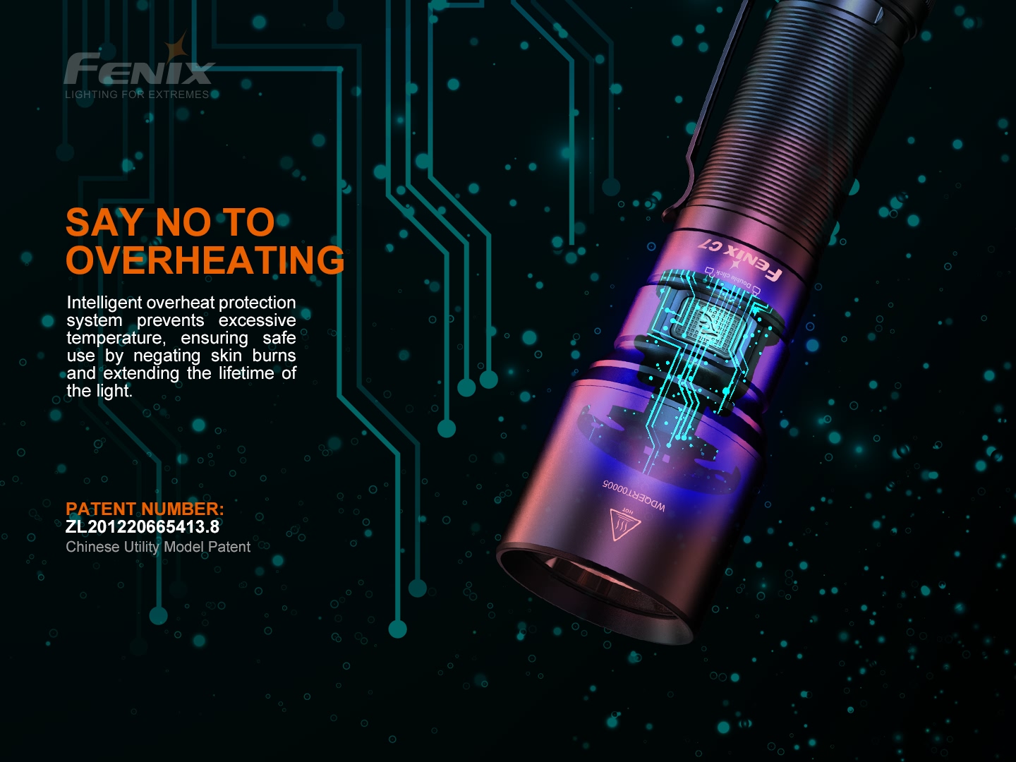 FENIX C7 LED taskulamp