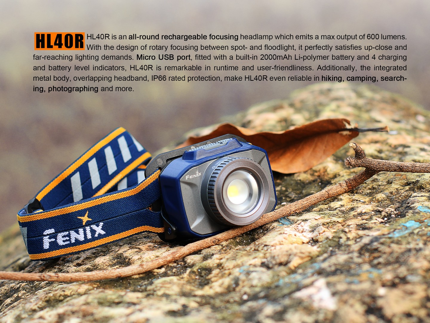 FENIX HL40R pealamp