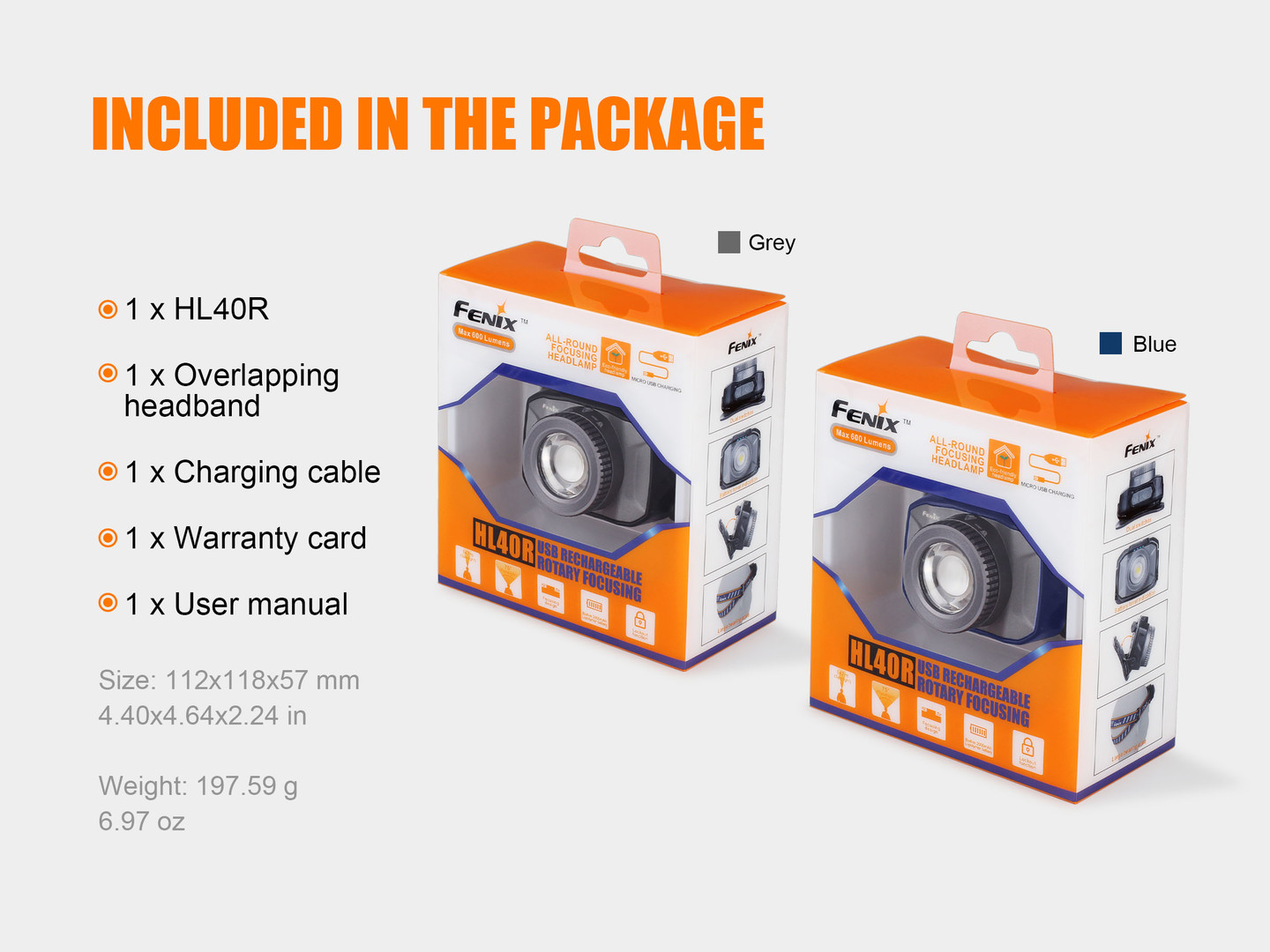 FENIX HL40R pealamp