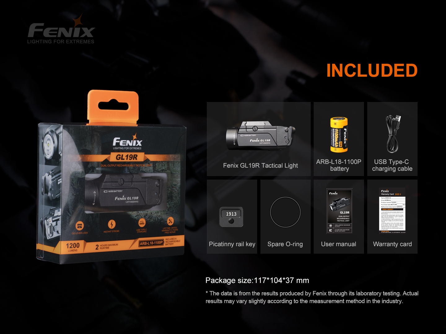 FENIX GL19R relvalamp