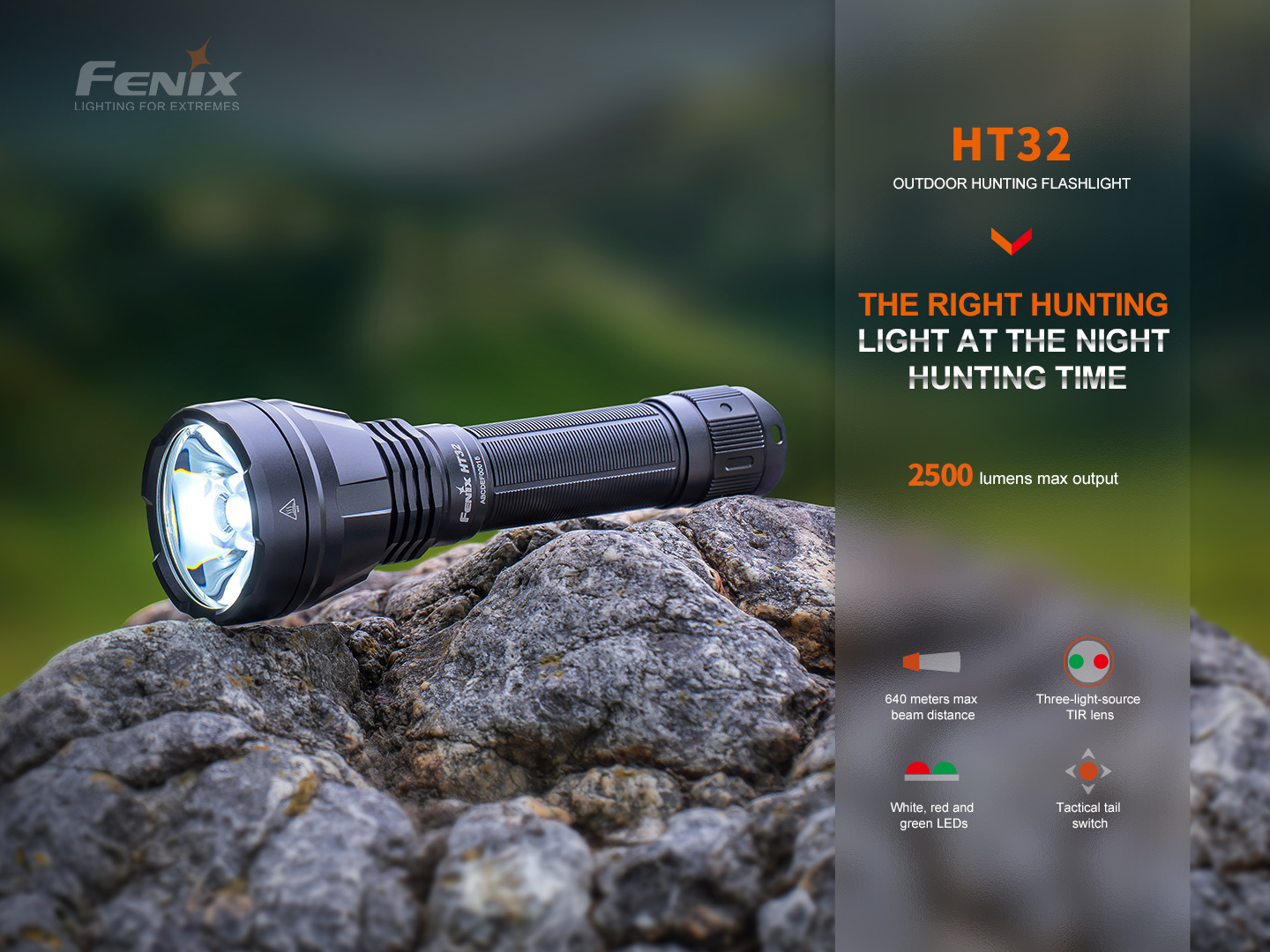 FENIX HT32 taskulamp