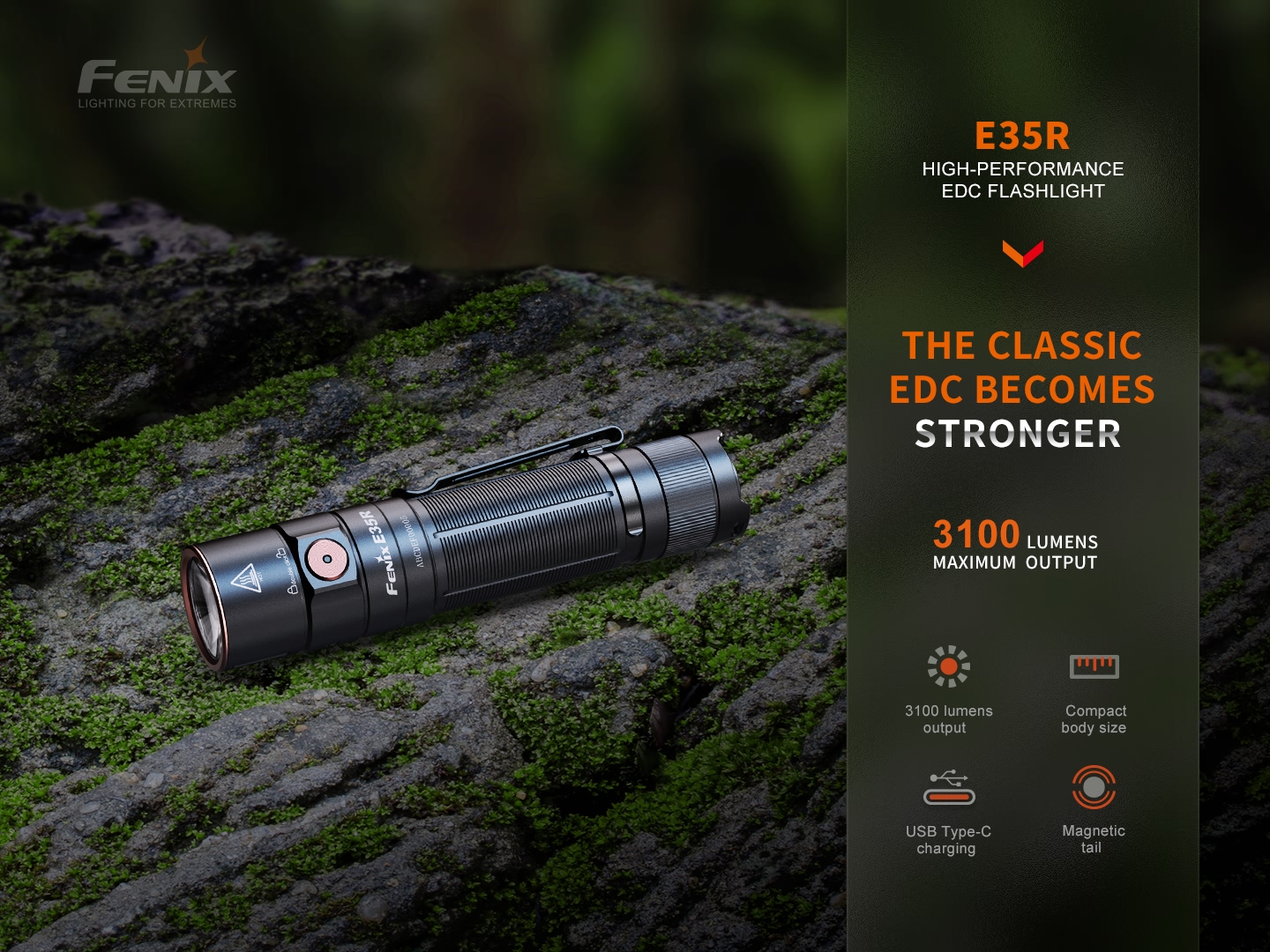 FENIX E35R taskulamp